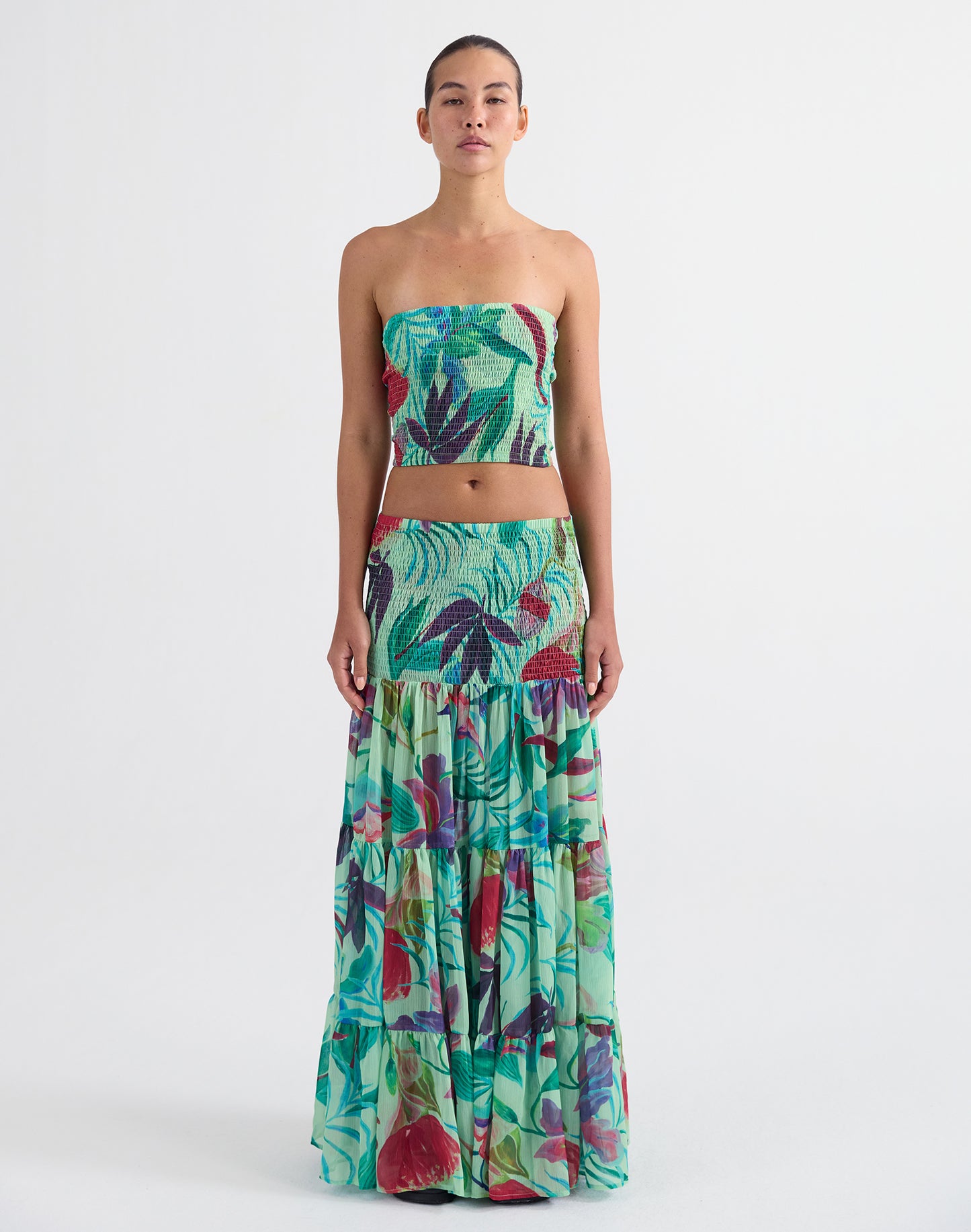 Pepper Smock Long Skirt | Multi