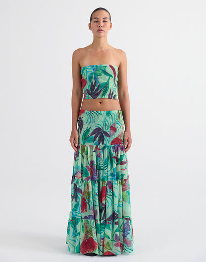 Pepper Smock Long Skirt | Multi
