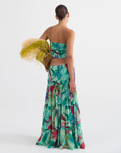 Pepper Smock Long Skirt | Multi