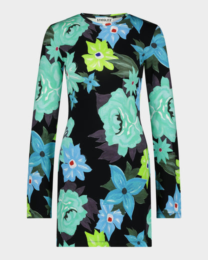 Treasure Room Dress Flowers | Blue