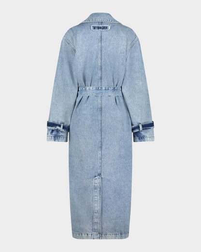 Caz Denim Trenchcoat | Blue