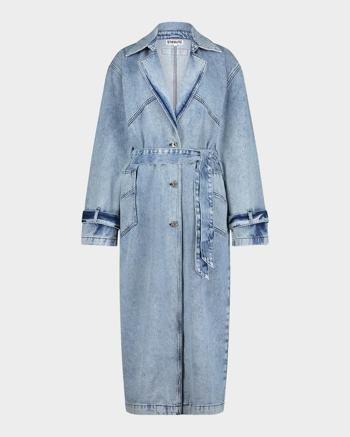 Caz Denim Trenchcoat | Blue