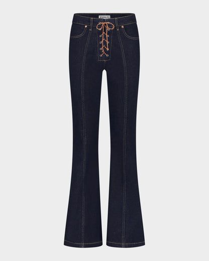 Dara Flared Jeans | Denim blue