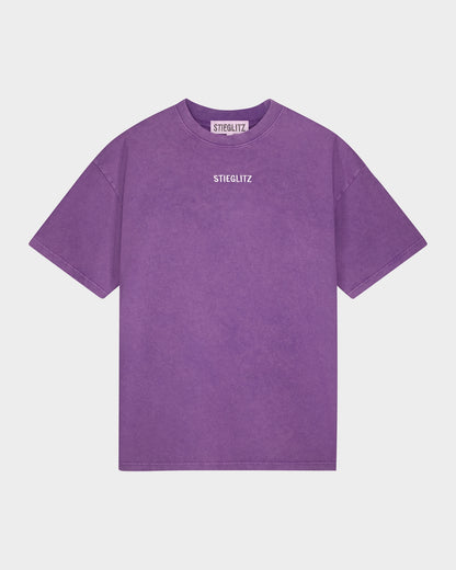 Basic Worn Out T-shirt | Purple