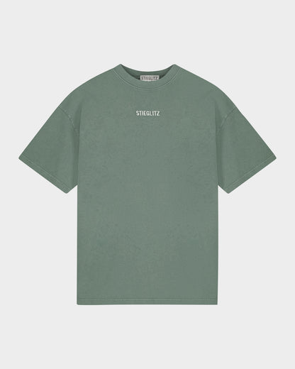 Basic Worn Out T-shirt | Green