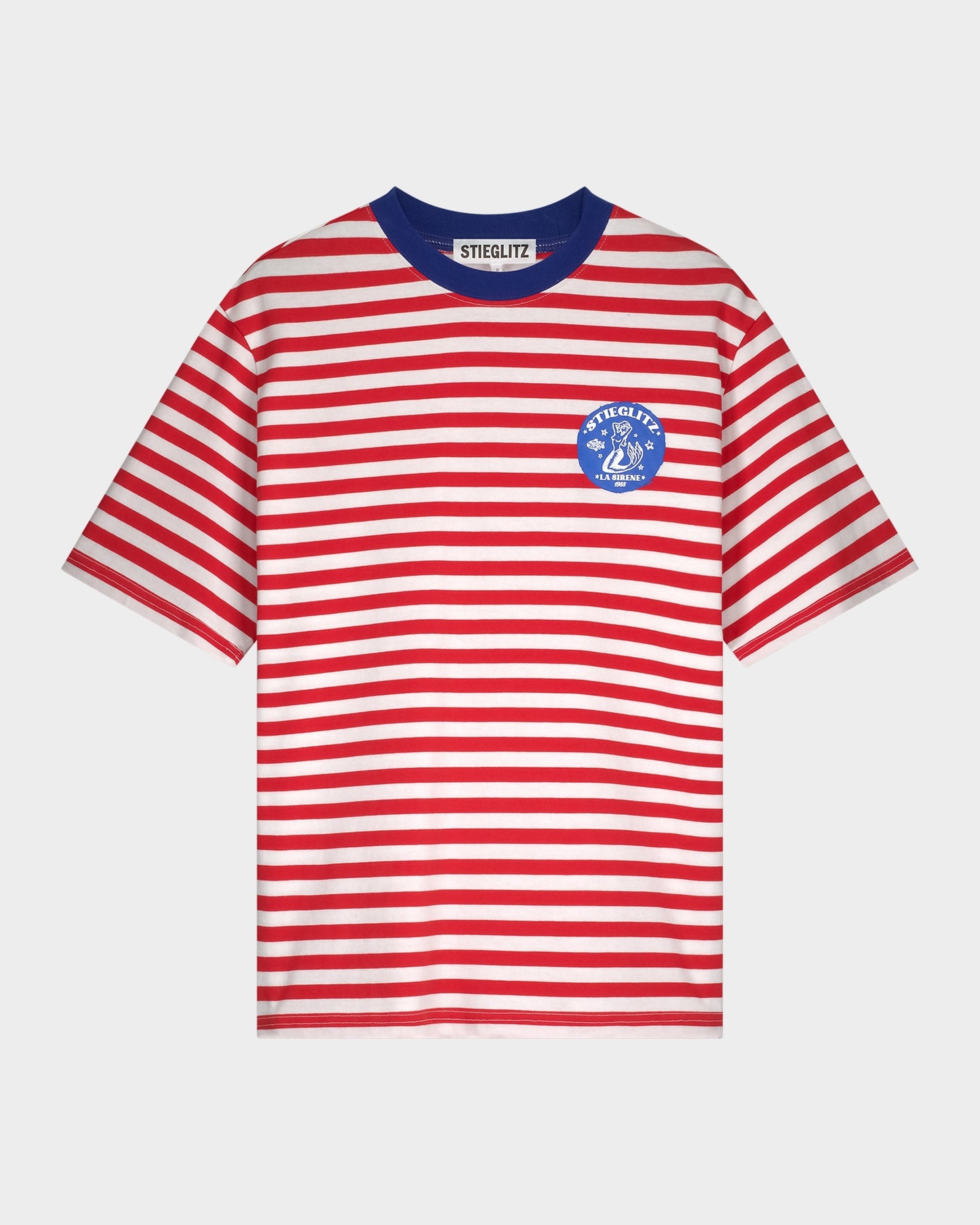 Louise Striped T-shirt | Red