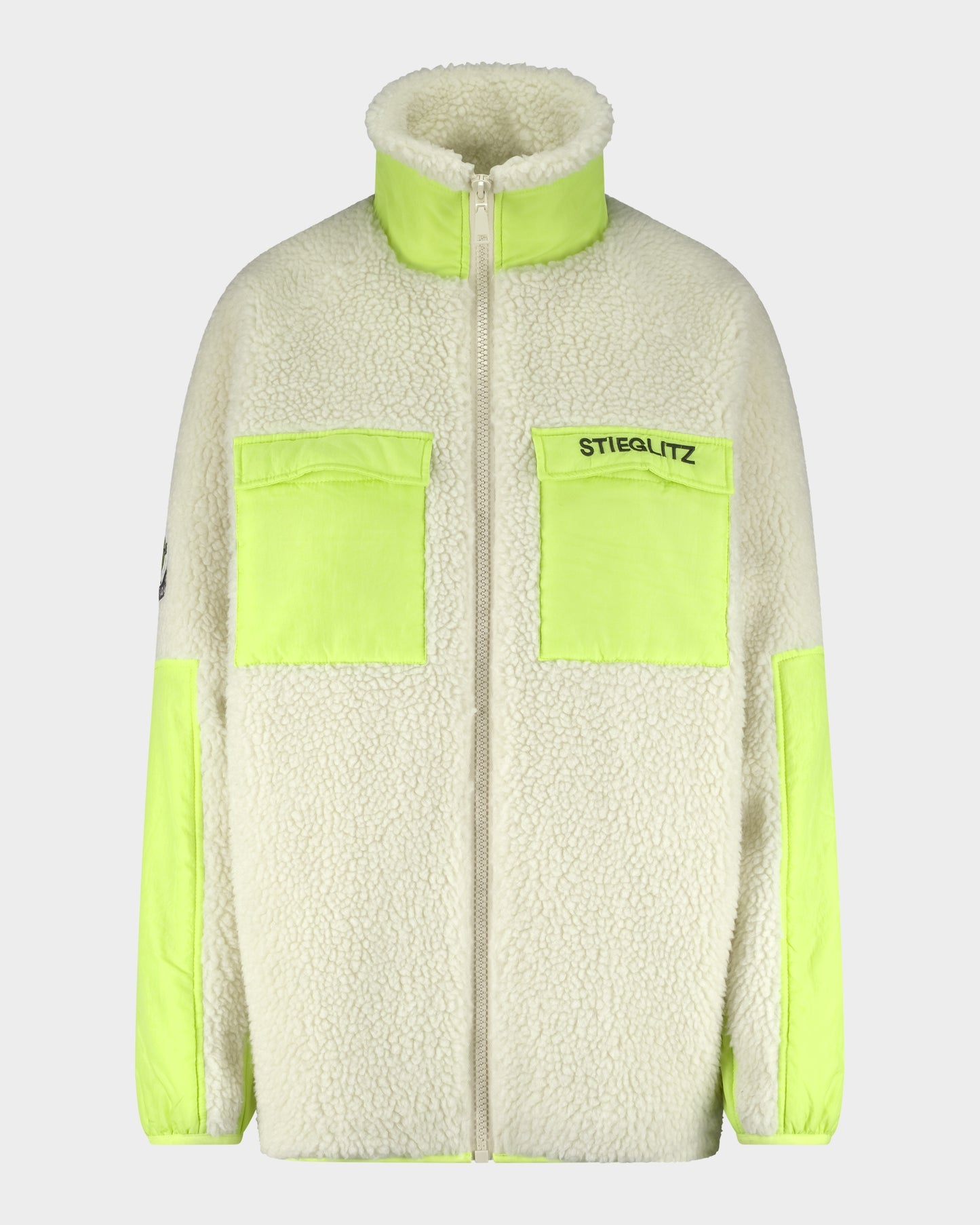 Devante Teddy Jacket | Beige