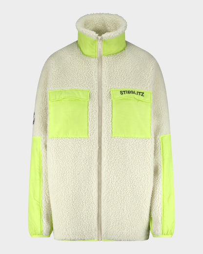 Devante Teddy Jacket | Beige