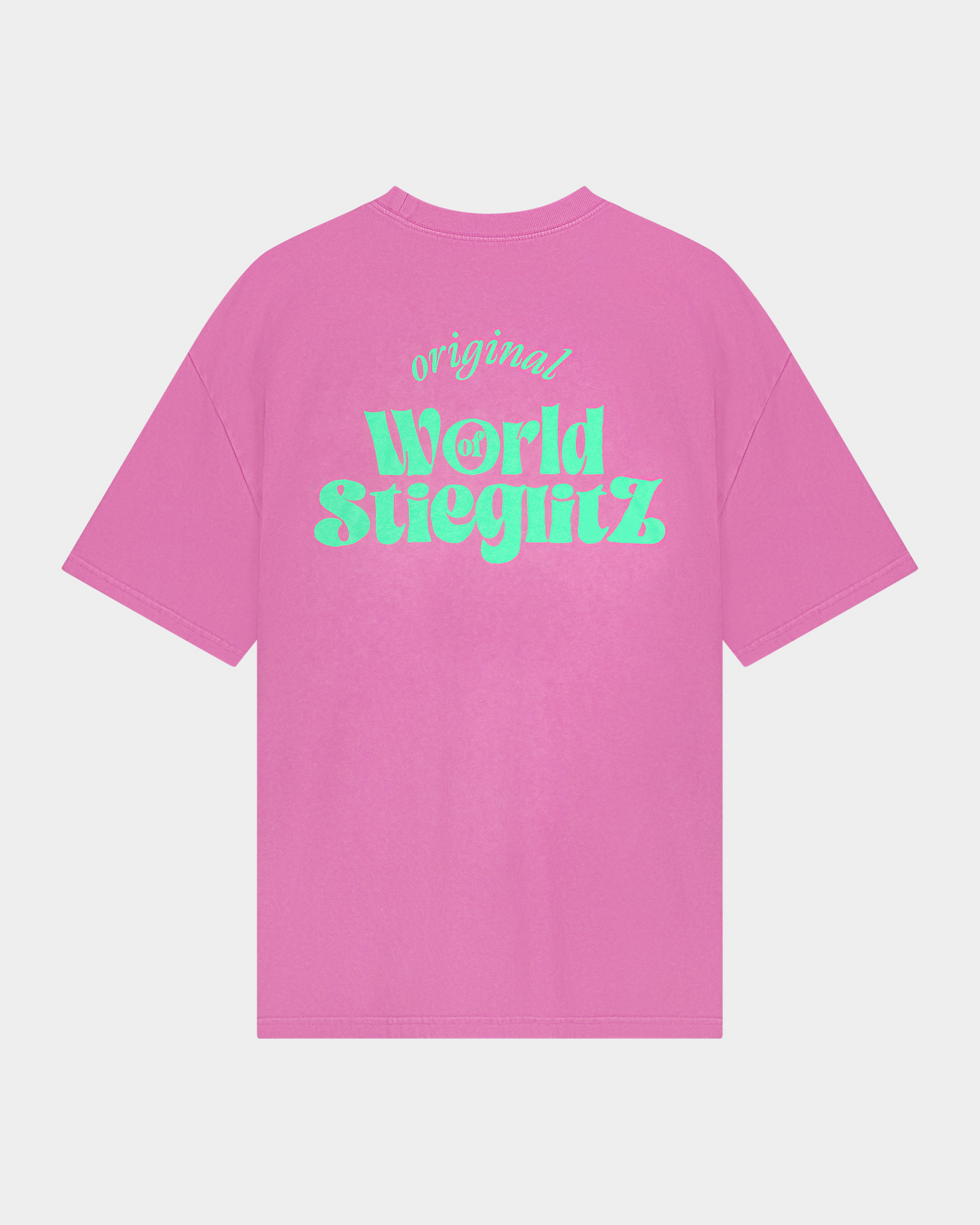 World of Stieg Oversized T-shirt | Pink