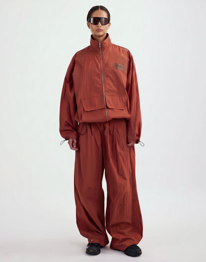 Paola Zipper Jacket | Brown