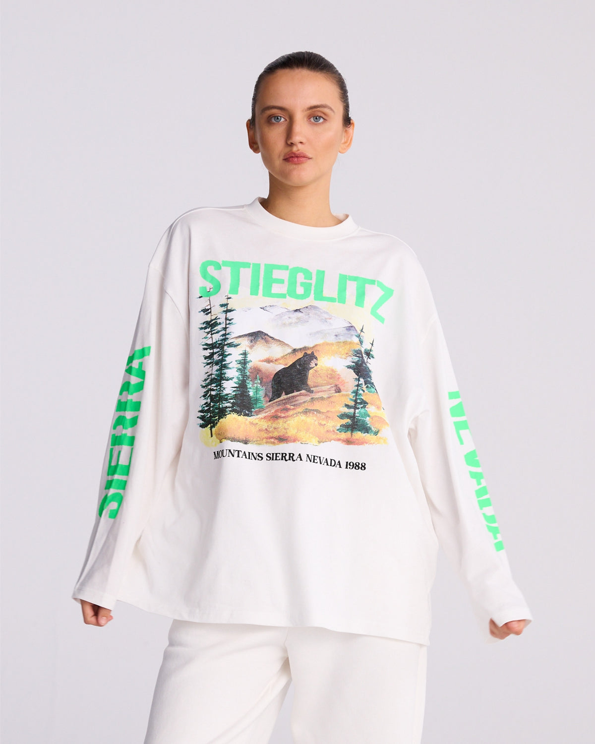 Pico Wide Skate Longsleeve | White