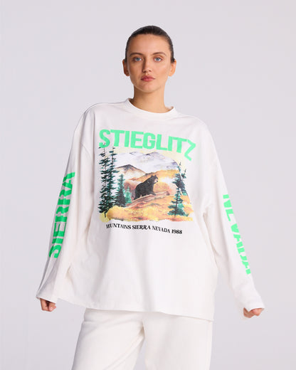 Pico Wide Skate Longsleeve | White