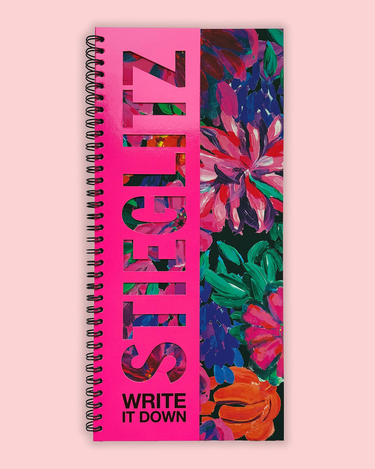 Flower Write It Down Notebook | Pink