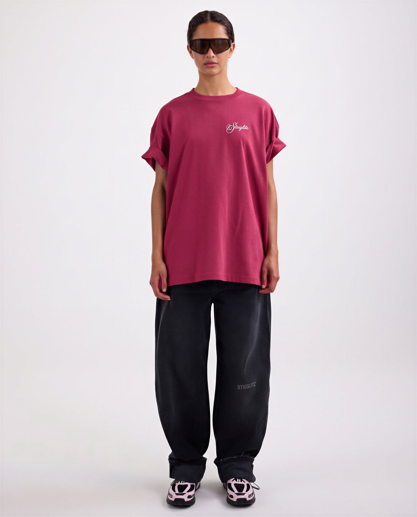 Renzo Oversized T-shirt | Red
