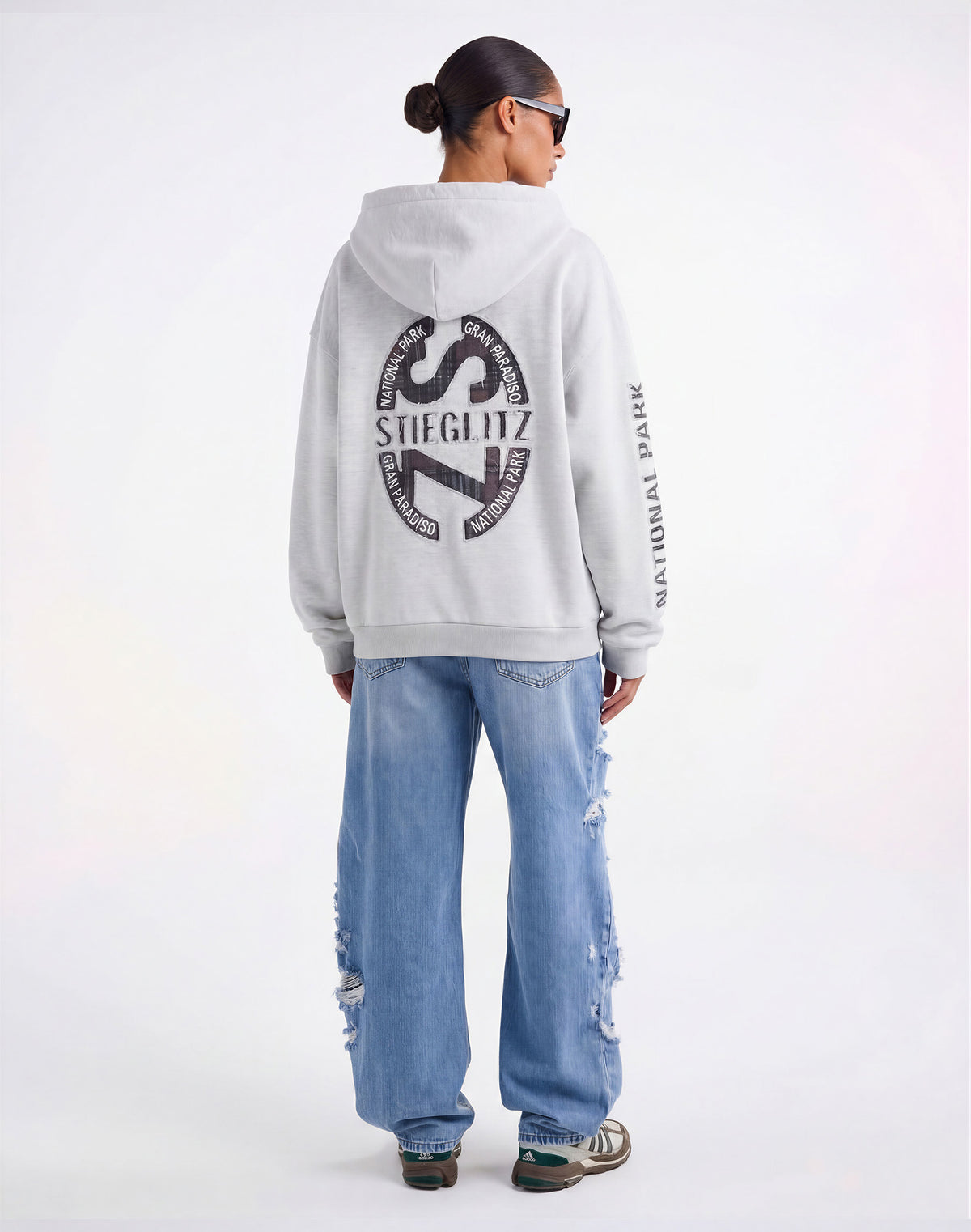 Rodrigo Zipped Hoodie | Grey