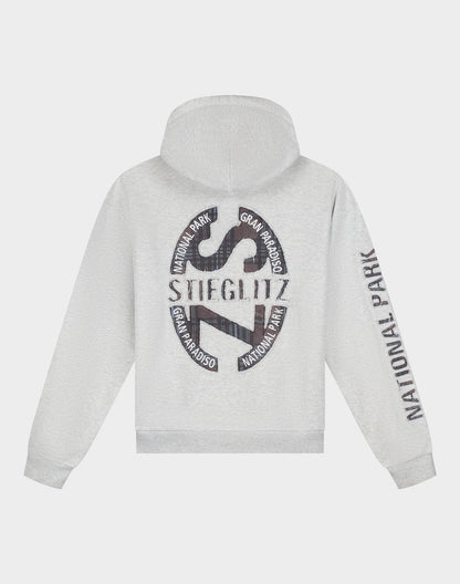 Rodrigo Zipped Hoodie | Grey