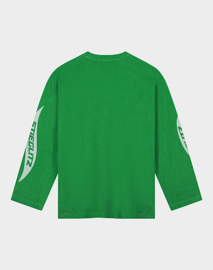 Romano terry Wide Skate Longsleeve | Green
