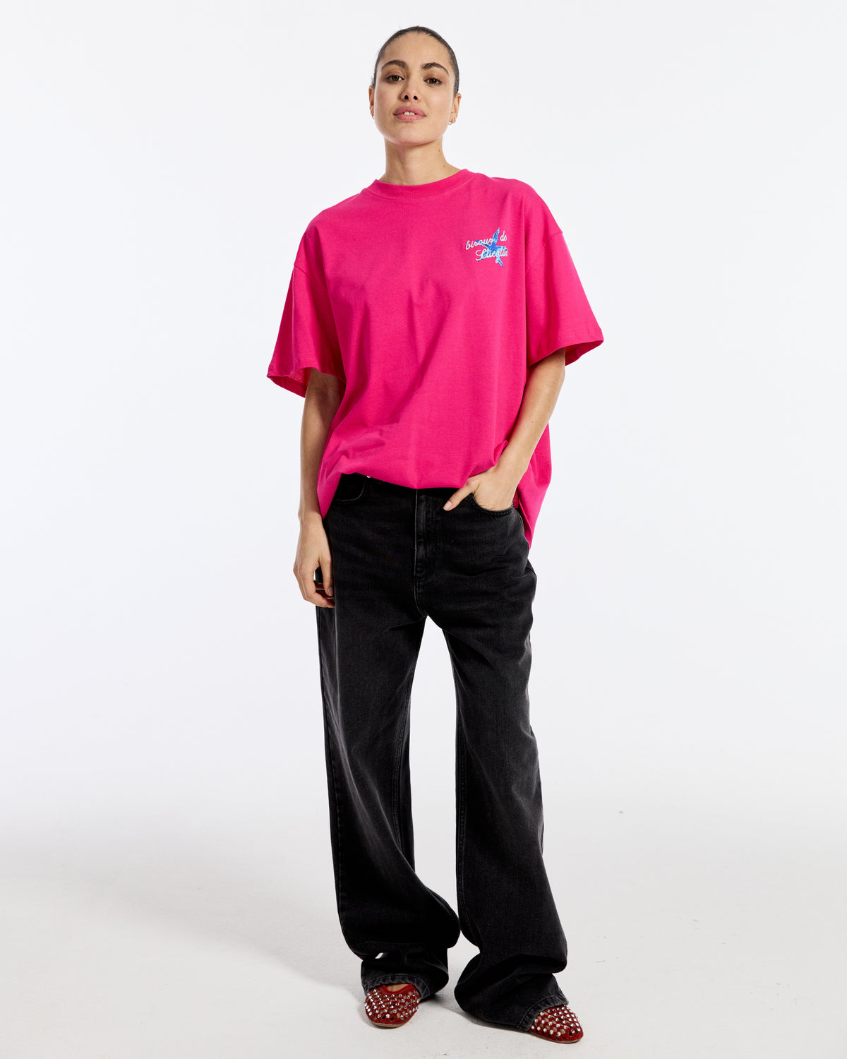 Sarina Oversized T-shirt | Pink