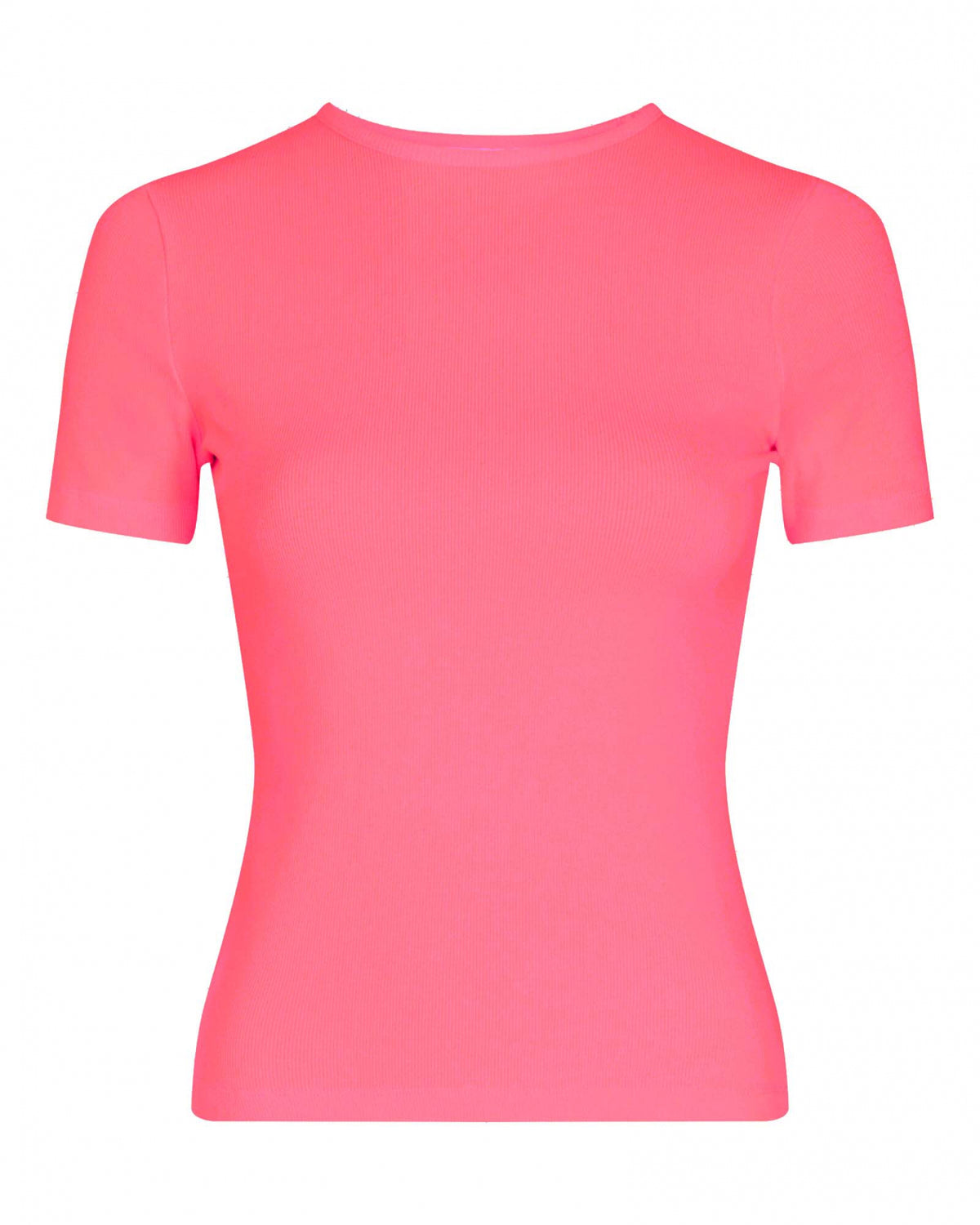 Short Sleeve Top | Neon pink