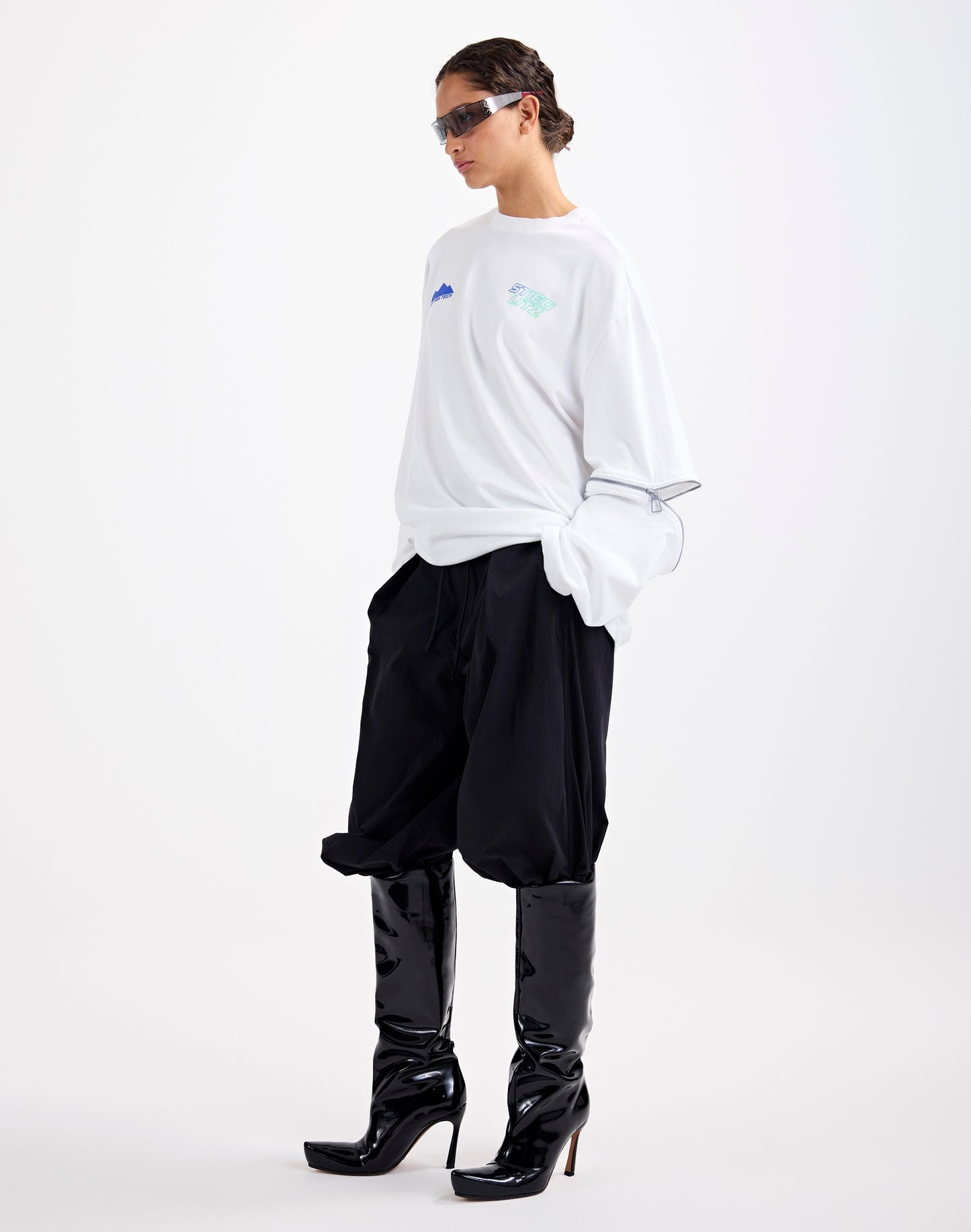 Mare Wide Skate Longsleeve | White