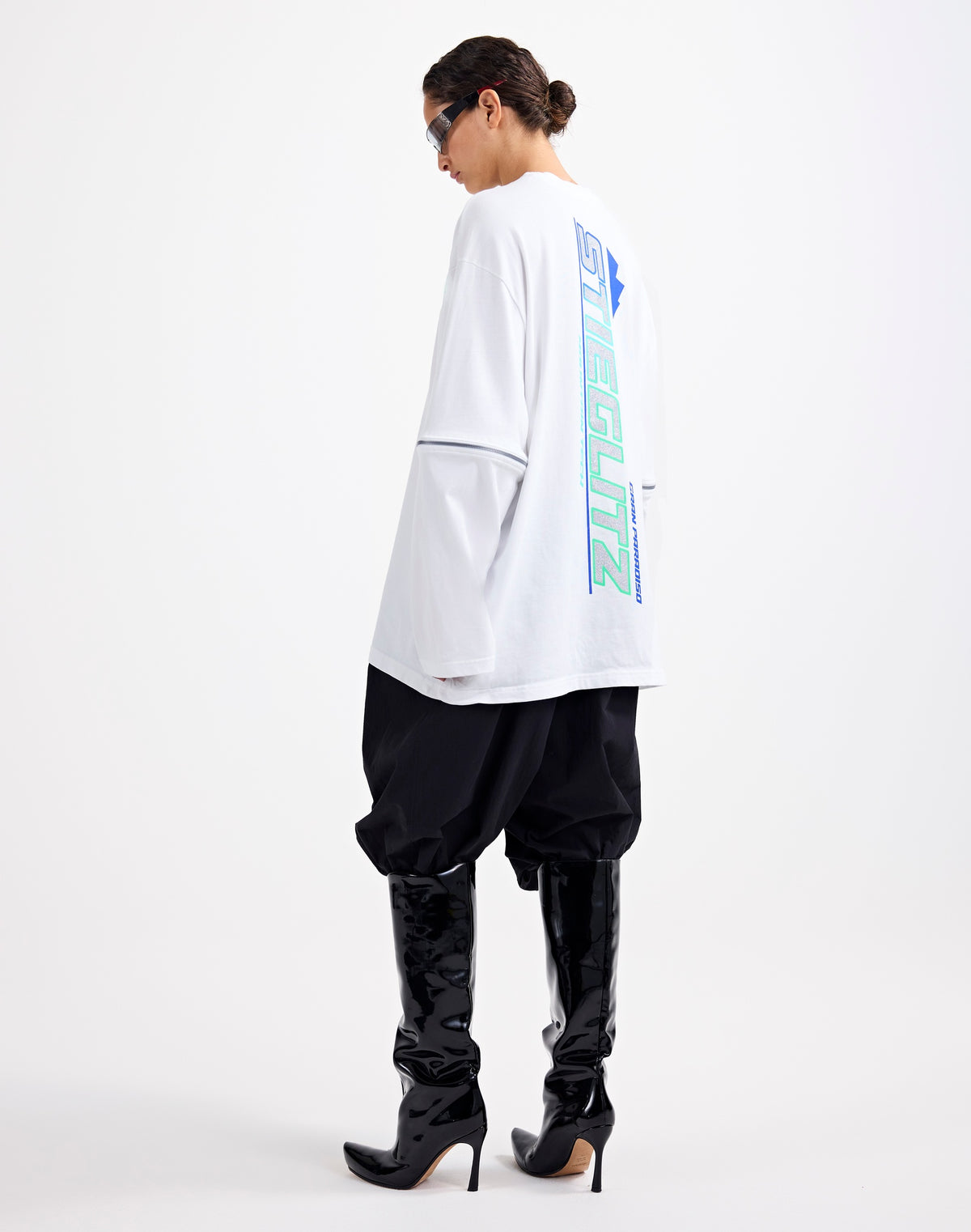 Mare Wide Skate Longsleeve | White