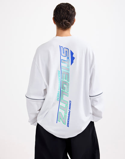 Mare Wide Skate Longsleeve | White