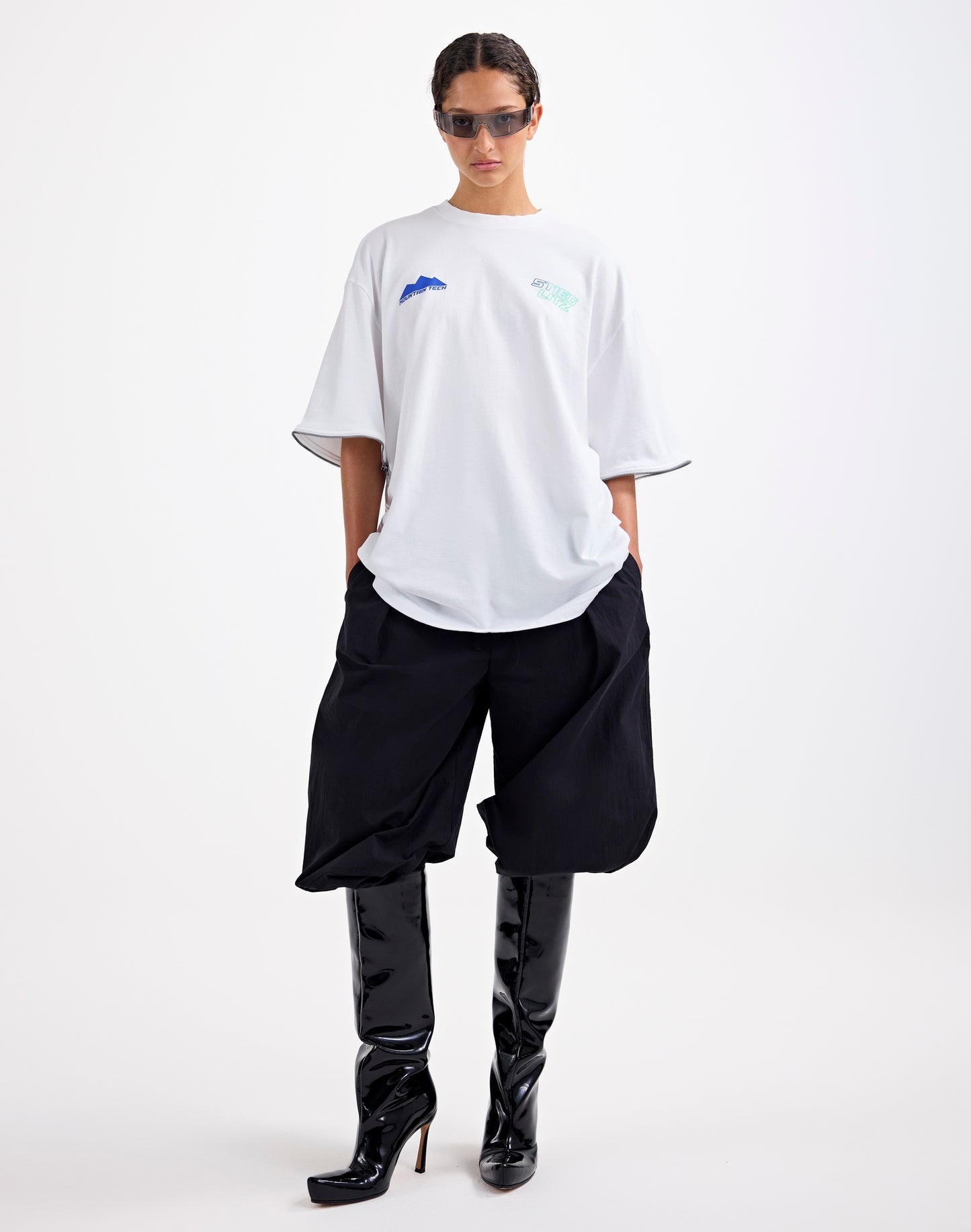 Mare Wide Skate Longsleeve | White
