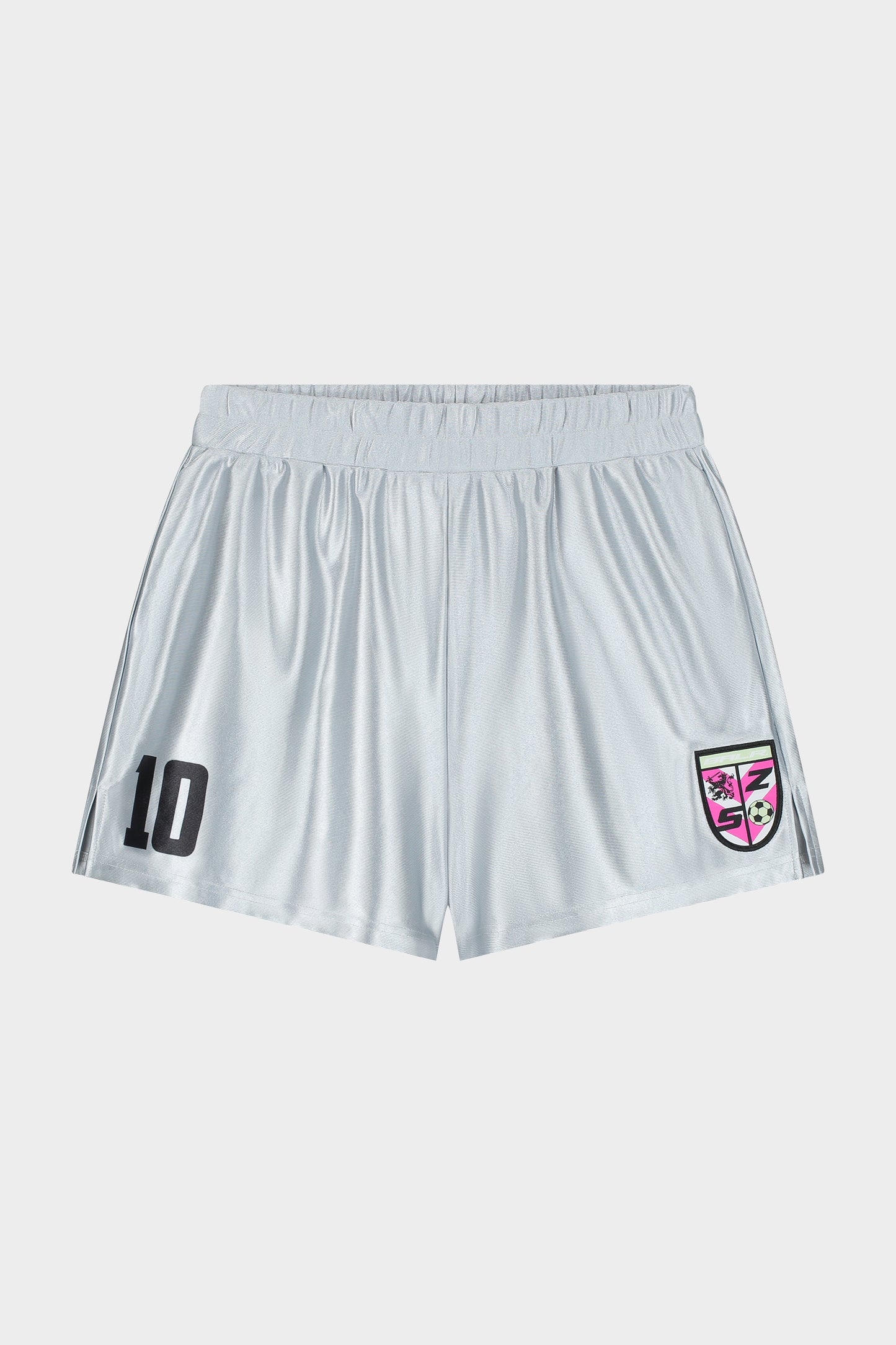 Saar football shorts | Silver