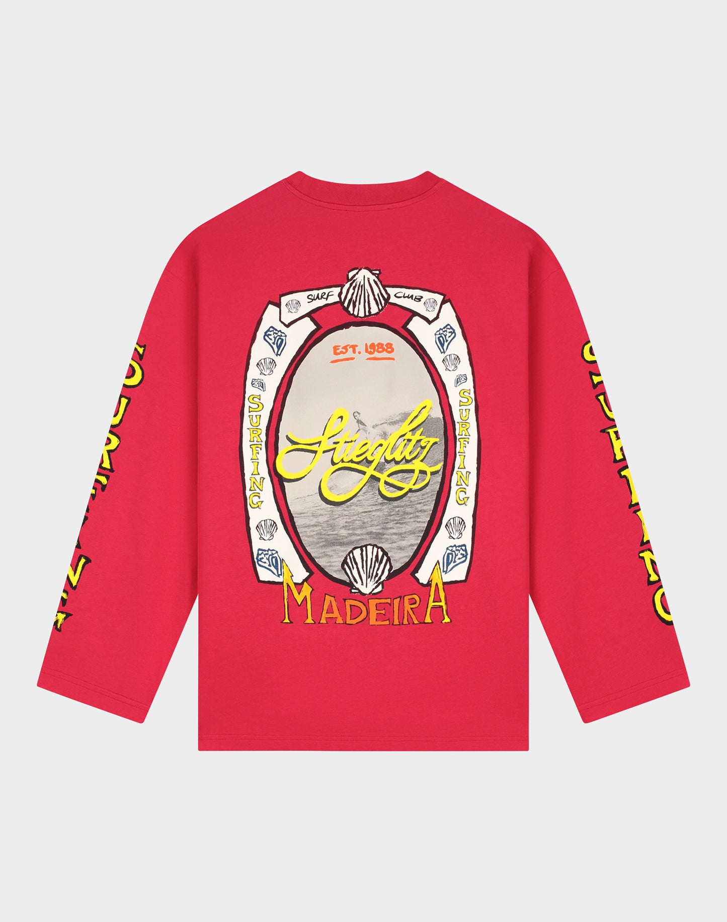 Safira Wide Skate Longsleeve | Red