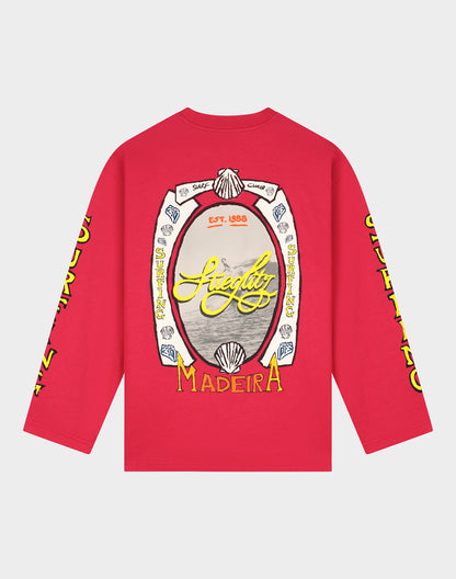 Safira Wide Skate Longsleeve | Red