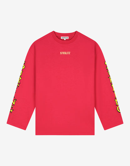 Safira Wide Skate Longsleeve | Red