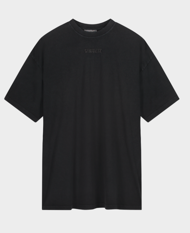 Basic Worn Out T-shirt | Black