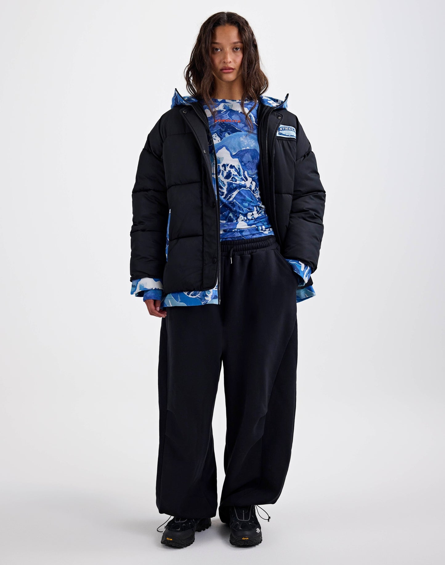 Sergio Puffer Jacket | Black