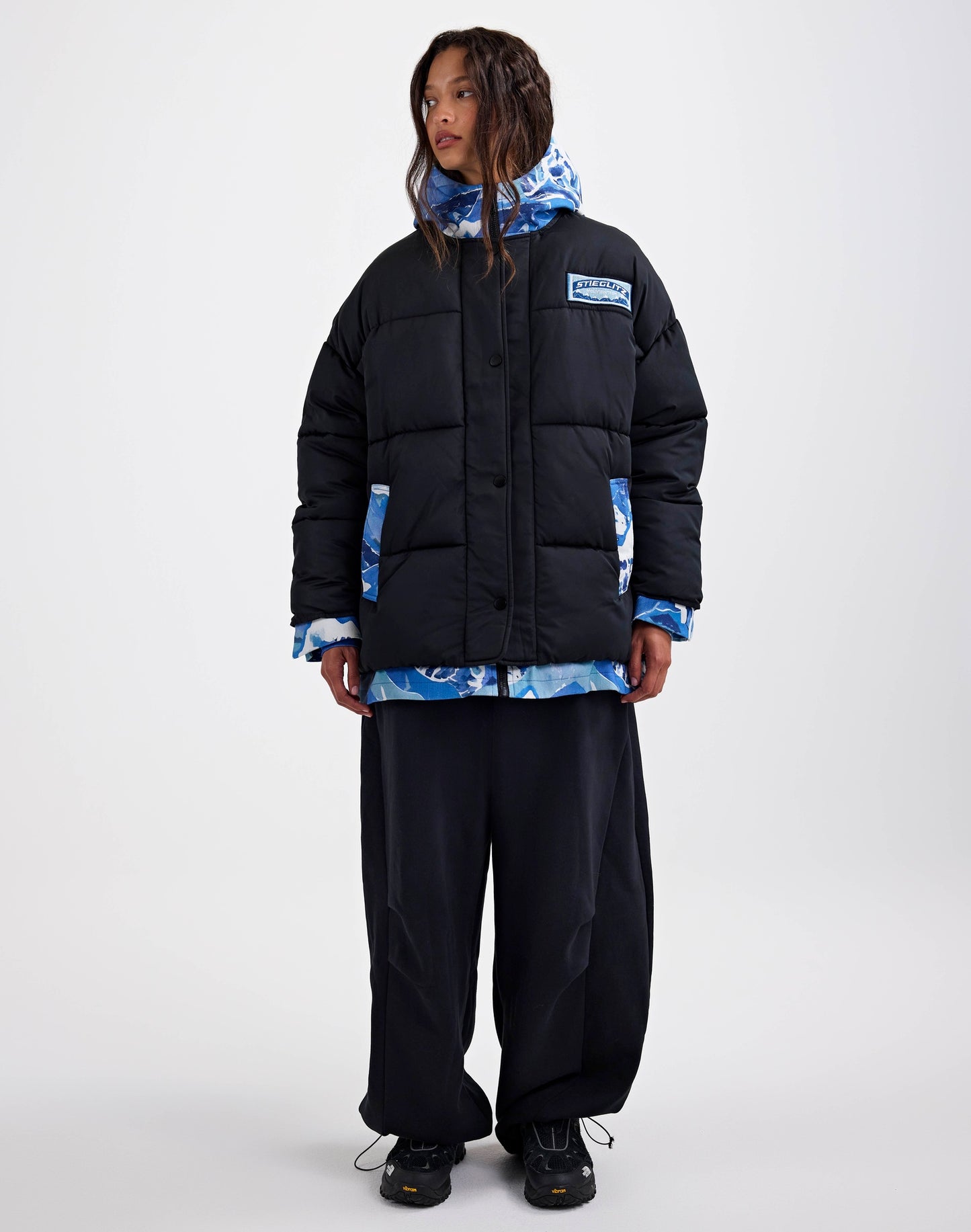 Sergio Puffer Jacket | Black