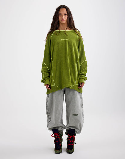 Silvana Terry Sweater | Green