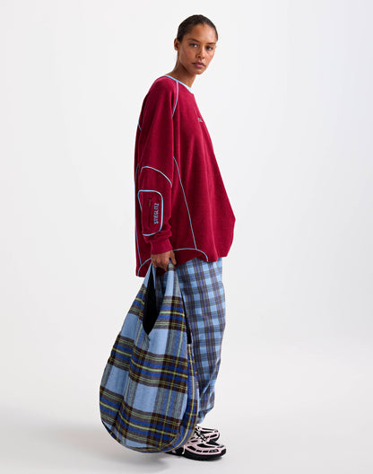 Silvana Terry Sweater | Red