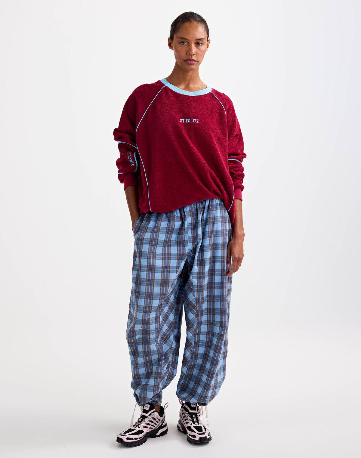 Silvana Terry Sweater | Red