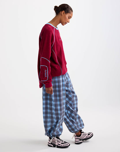Silvana Terry Sweater | Red