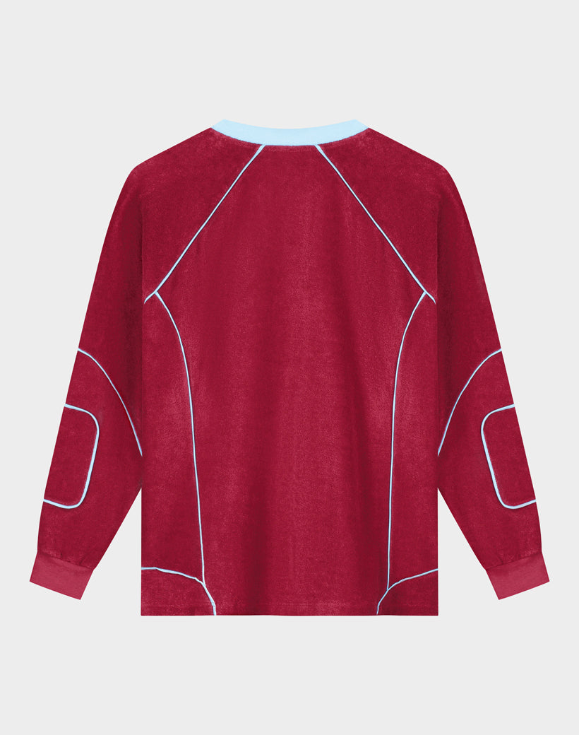 Silvana Terry Sweater | Red
