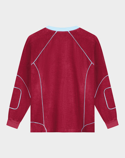 Silvana Terry Sweater | Red