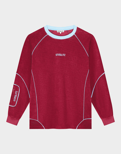 Silvana Terry Sweater | Red