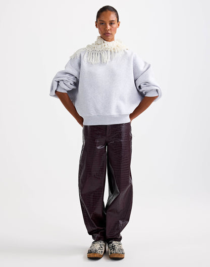 Draco Balloon Pants | Burgundy