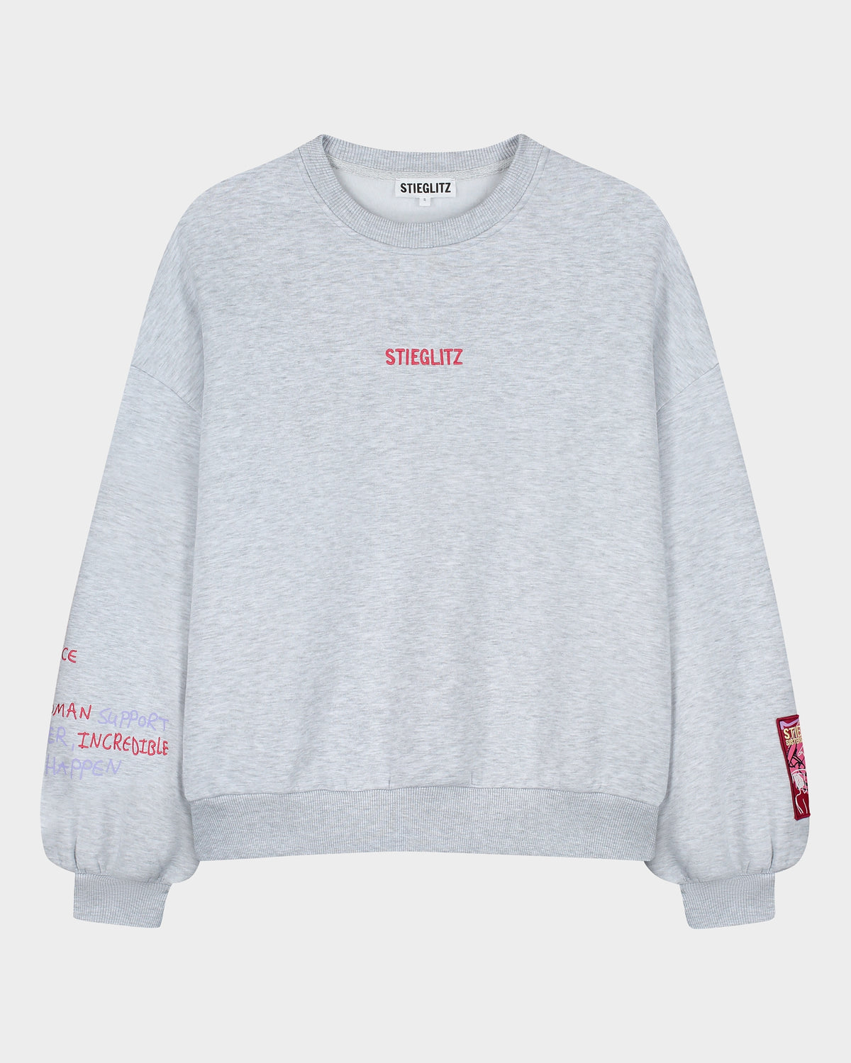 Sisters Oversized Sweater | Melange grey