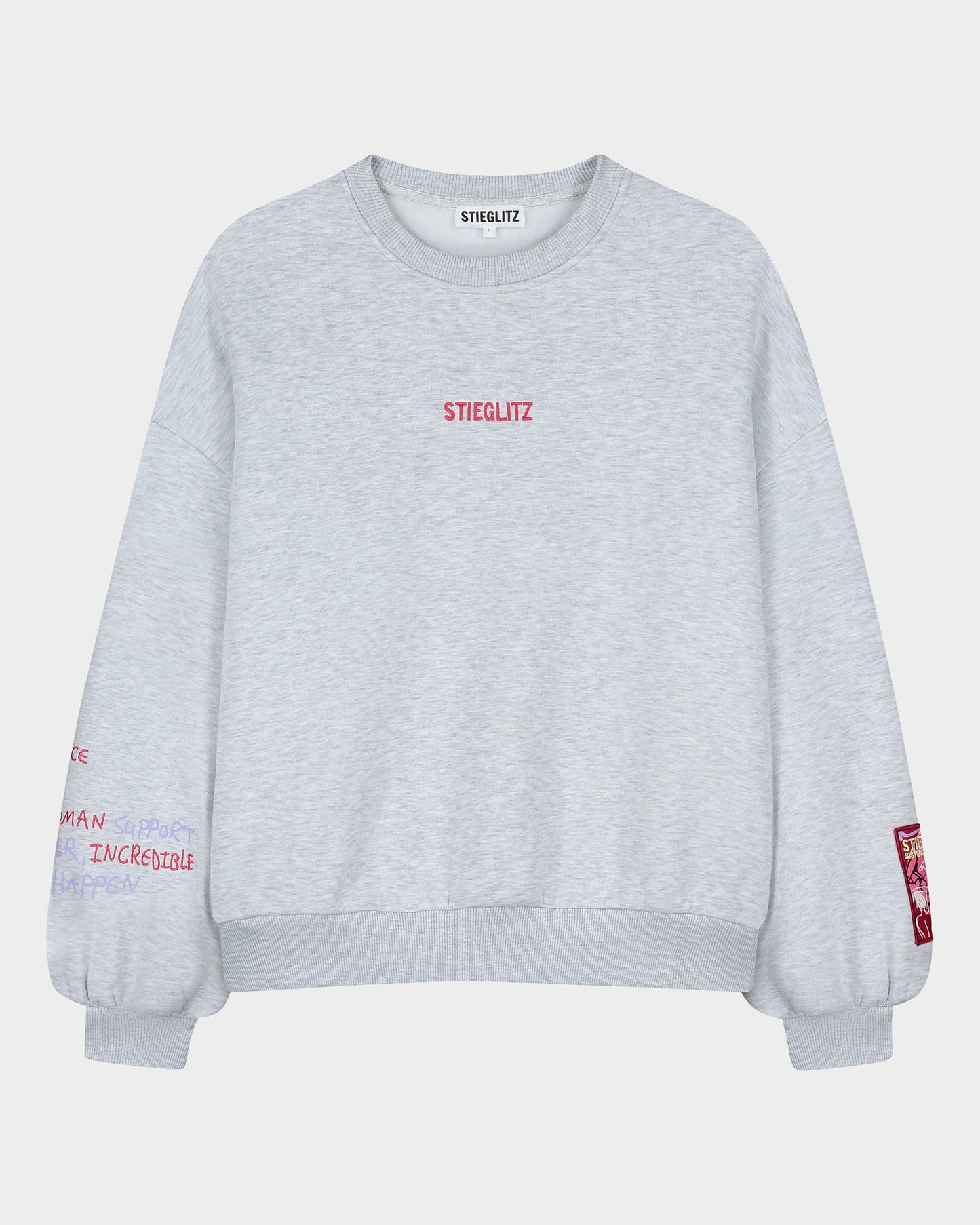 Sisters Oversized Sweater | Melange grey