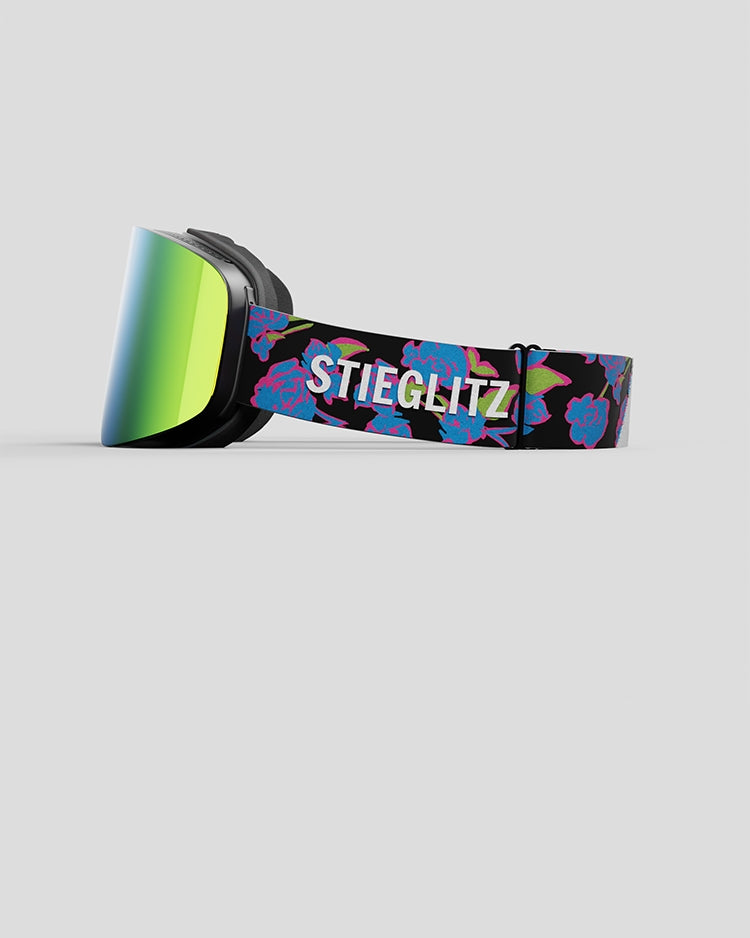 Skiglitz Flower Goggles | Green