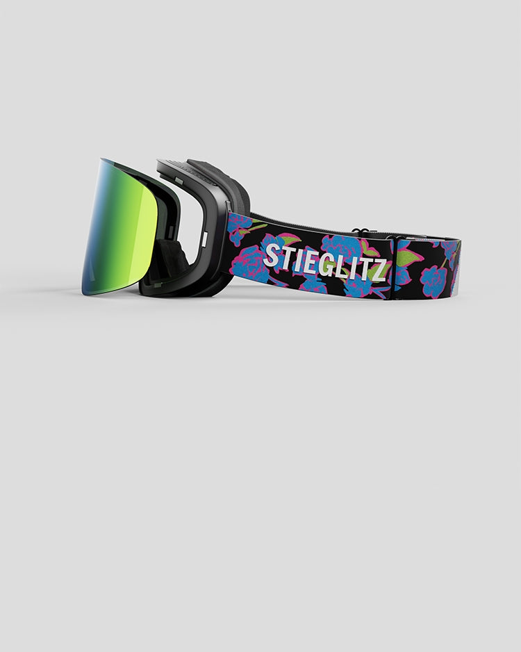 Skiglitz Flower Goggles | Green