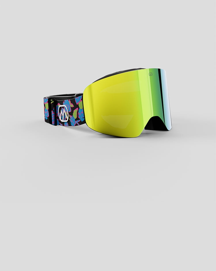 Skiglitz Flower Goggles | Green