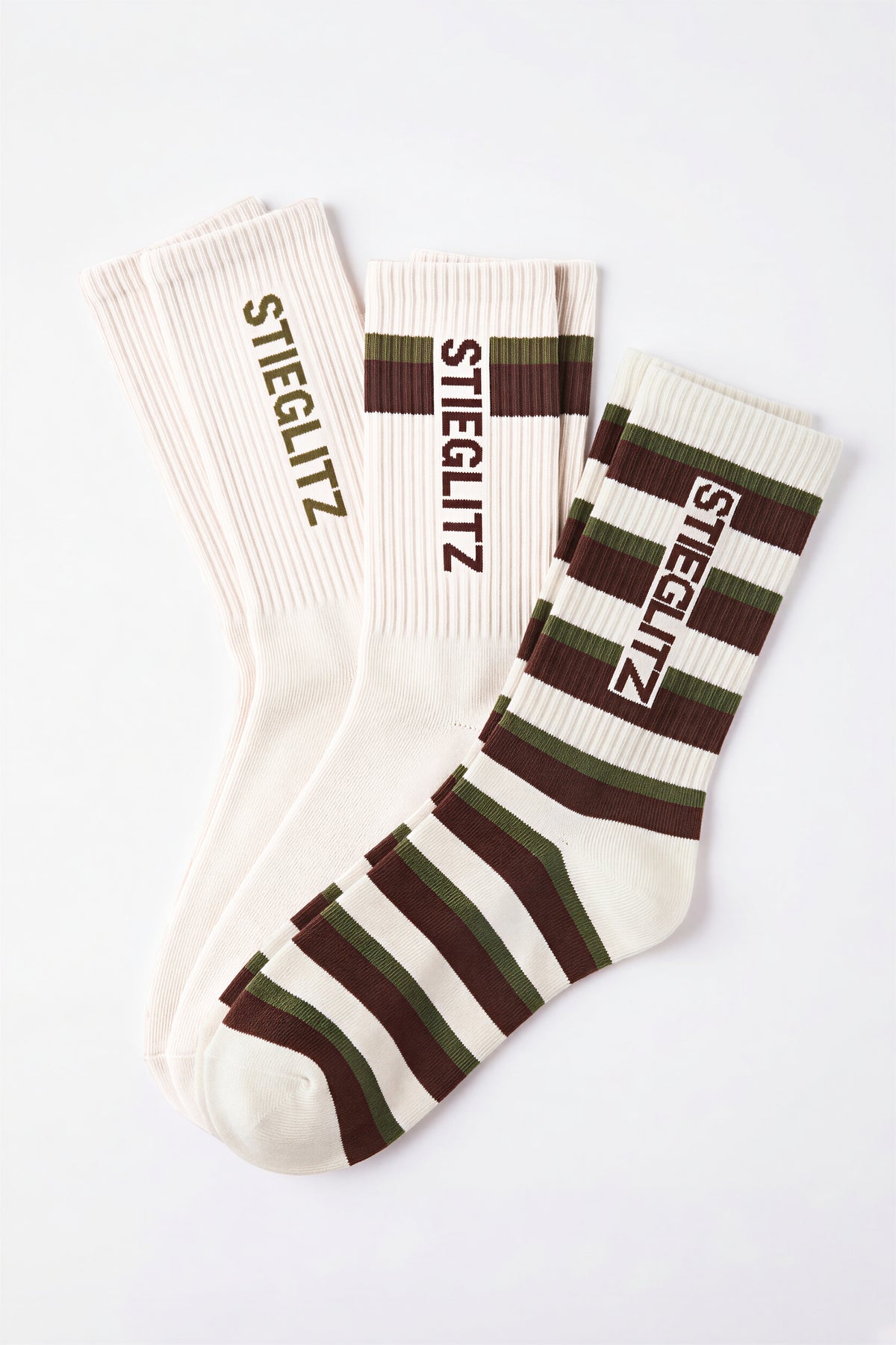 Stieg Socks 3-pack | White