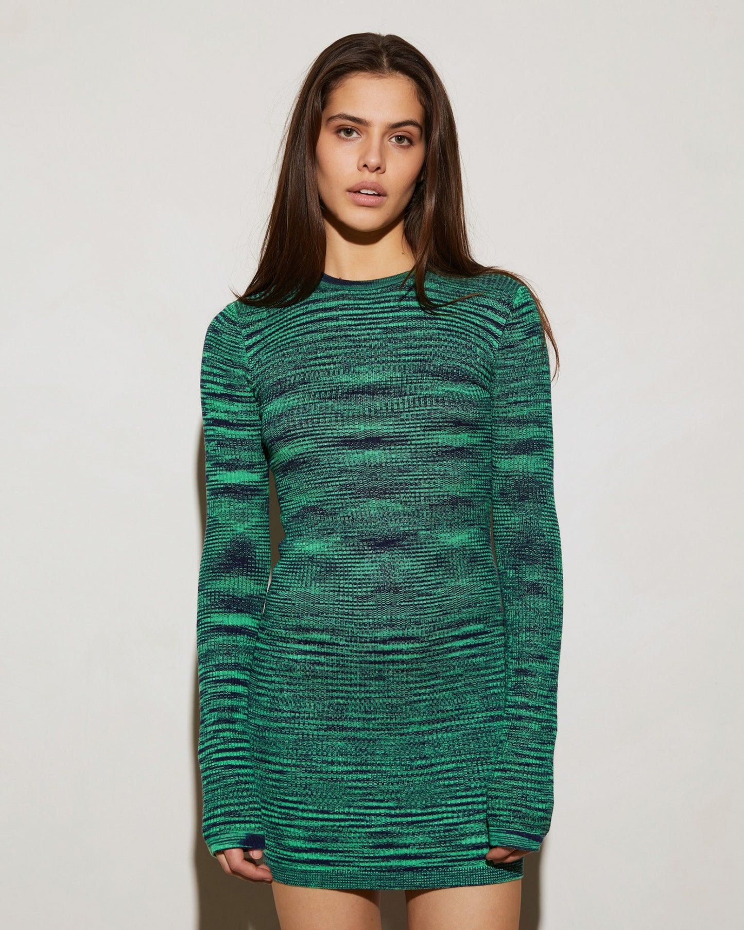 Spacedye Mini Dress | Green