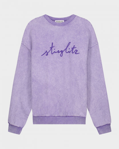 Worn Out Sweater | washed purple